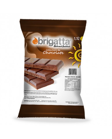 Cobertura Chocolate 1,100kg Brigatta