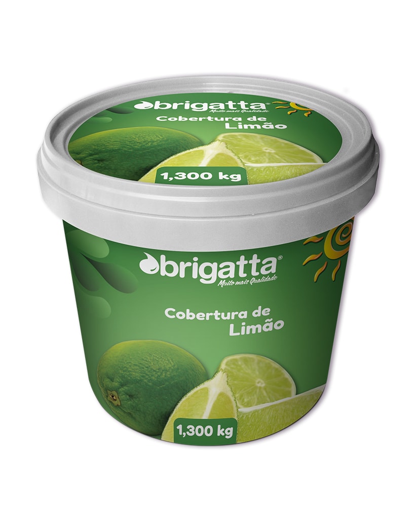 Cobertura Pote Limão 1,300kg Brigatta