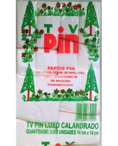 Guardanapo Tv Pin Luxo C/ 2000 Und Pt 